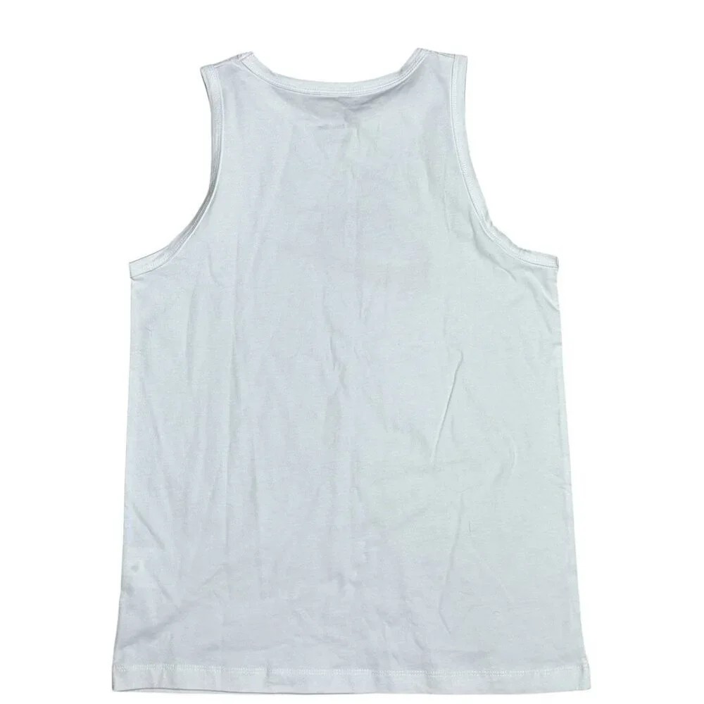 Nike Tank TopSolid White Large Graphic Youth Size XL Like New